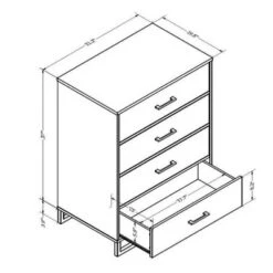 Mixed Material 4 Drawer Dresser - Room Essentials™ -Room Essentials Sales Store GUEST 0183eaab ffa6 4b7e b8e1 e252b8eb2e08