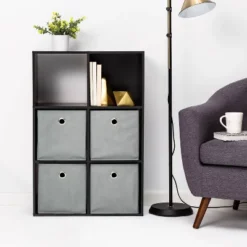 11" Fabric Bin Bundle 4pk Gray - Room Essentials™