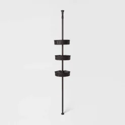 Steel Corner Tension Pole Caddy - Room Essentials™ -Room Essentials Sales Store GUEST 14bce56a 1f6f 469f a443 28c65a963247