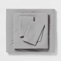 Stripe Microfiber Reversible Comforter & Sheet Set Gray - Room Essentials™ -Room Essentials Sales Store GUEST 2ee2ccc5 7a6d 4fb8 bbe2 72b632973d4c