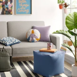 Oversize Velvet Square Throw Pillow - Room Essentials™