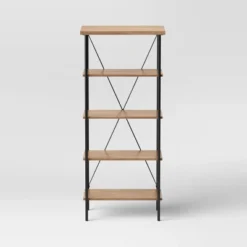 Mixed Material Media Tower Bookcase Natural - Room Essentials™ 7 Mixed Material Media Tower Bookcase Natural - Room Essentials™ -Room Essentials Sales Store GUEST 3b0663a1 a18a 42b5 9303 c9f833caf509