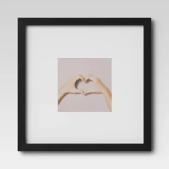 Set Of 9 Gallery Frame Set 10" X 10" Matted To 5" X 5" Black - Room Essentials™ -Room Essentials Sales Store GUEST 402ddbeb 4a04 4aaf 8256 e361f9fa7418