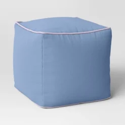 Color Block With Contrast Piping Pouf - Room Essentials™ -Room Essentials Sales Store GUEST 4f7ad8c6 0ad8 4418 ab36 1a03a7d85c1f
