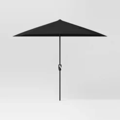 7.813'x8.83' Half Circle Patio Umbrella - Black Pole - Room Essentials™ 12 7.813'x8.83' Half Circle Patio Umbrella - Black Pole - Room Essentials™ -Room Essentials Sales Store GUEST 4fcf0bec 82ca 47f9 9602 dfaa17b5980f
