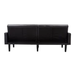 Faux Leather Futon Sofa With Arms Black - Room Essentials™ 18 Faux Leather Futon Sofa With Arms Black - Room Essentials™ -Room Essentials Sales Store GUEST 5b590056 4f71 45ef a9b2 78acfc1ee409