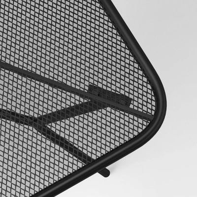 6 Person Metal Mesh Rectangle Patio Dining Table, Outdoor Furniture - Room Essentials™ 3 6 Person Metal Mesh Rectangle Patio Dining Table, Outdoor Furniture - Room Essentials™ - Image 3