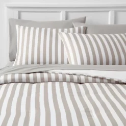 Stripe Microfiber Reversible Comforter & Sheet Set Gray - Room Essentials™ -Room Essentials Sales Store GUEST 7adc7c7f 4748 4bb9 b8a9 3903f5534a0a