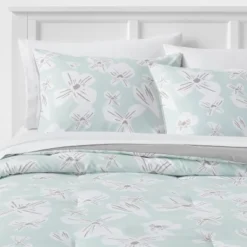 Floral Print Microfiber Reversible Comforter & Sheet Set Mint Green - Room Essentials™ -Room Essentials Sales Store GUEST 7ee2c25d de84 41cd aefc 85519c817fa3