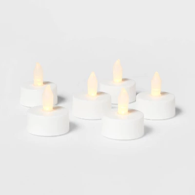 50ct Twist-Flame LED Tealight Candles (White) - Room Essentials™ 2 50ct Twist-Flame LED Tealight Candles (White) - Room Essentials™ - Image 2