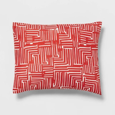 Tread Reversible Microfiber Comforter & Sheets Set Warm Red - Room Essentials™ 3 Tread Reversible Microfiber Comforter & Sheets Set Warm Red - Room Essentials™ - Image 3