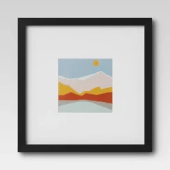 Set Of 9 Gallery Frame Set 10" X 10" Matted To 5" X 5" Black - Room Essentials™ -Room Essentials Sales Store GUEST af8bf485 bdf5 4dc9 8ddd 284197740a27