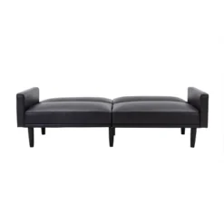 Faux Leather Futon Sofa With Arms Black - Room Essentials™ 13 Faux Leather Futon Sofa With Arms Black - Room Essentials™ -Room Essentials Sales Store GUEST ba224cac c288 4be2 8a15 ca6bca81424e