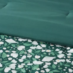 Floral Printed Microfiber Reversible Comforter & Sheets Set Dark Green - Room Essentials™ -Room Essentials Sales Store GUEST df79204e d53f 4796 9fc1 6fecf011d658