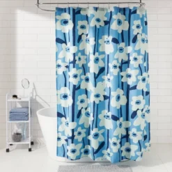 Room Essentials Sales Store 22 Modern Floral Shower Curtain - Room Essentials™
