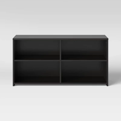 Storage TV Stand For TVs Up To 43" Black - Room Essentials™ 2 Storage TV Stand For TVs Up To 43" Black - Room Essentials™ - Image 2