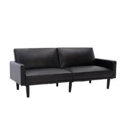 Faux Leather Futon Sofa With Arms Black - Room Essentials™ 16 Faux Leather Futon Sofa With Arms Black - Room Essentials™ -Room Essentials Sales Store GUEST f1f3fcb5 ce41 494a 876b 4460d36bd7d7