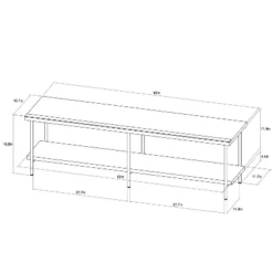 Wood And Metal TV Stand For TVs Up To 60" - Room Essentials™ -Room Essentials Sales Store GUEST f2ab031b ee97 4ed0 a48d 1bc0bae2773f